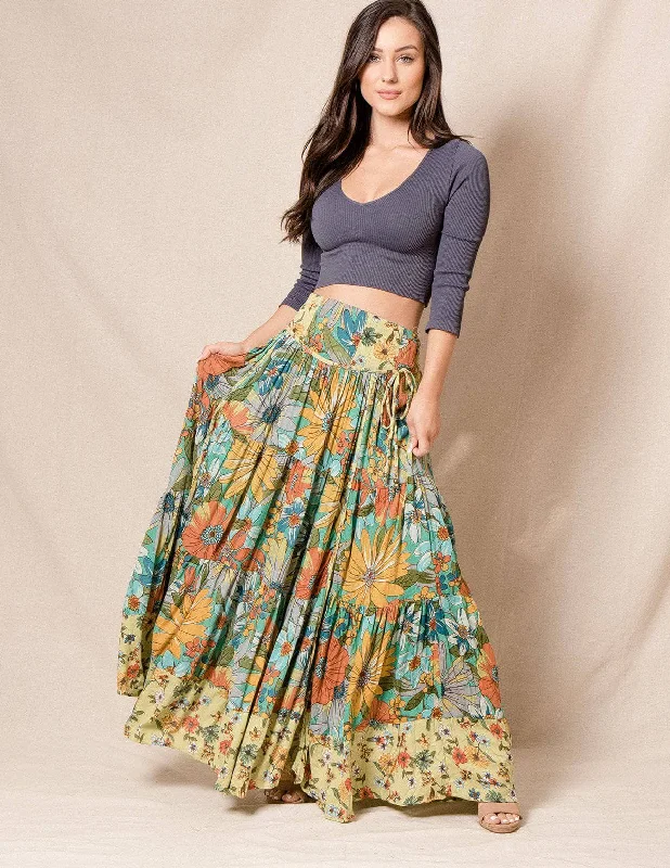 Maisie Maxi Skirt spandex blend skirt