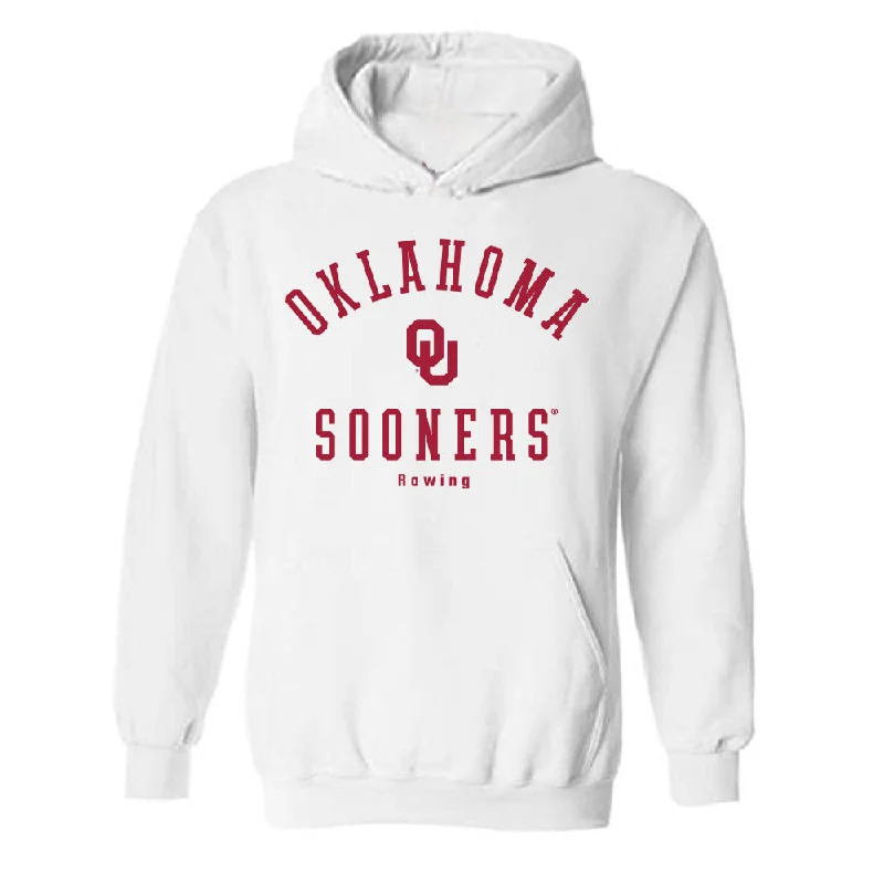 Oklahoma - NCAA Women's Rowing : Kennedy Stewart - Classic Shersey Hooded Sweatshirt Hoodie with Crew Neck Simple Timeless