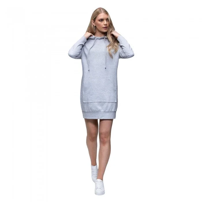 AWDis Girlie Womens/Ladies Hoodie Dress Hoodie with Hem Ribbing Snug Secure