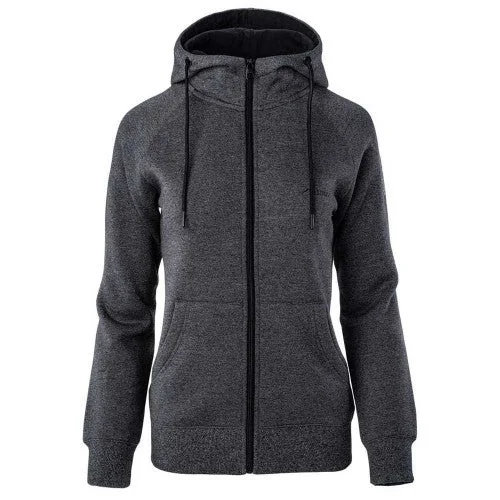 Elbrus Womens/Ladies Chiano Full Zip Hoodie Hoodie with Exposed Zipper Edgy Industrial