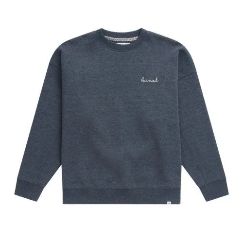 Animal Womens/Ladies Dakota Organic Sweatshirt Hoodie with Slim Fit Tailored Modern