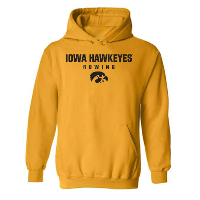 Iowa - NCAA Women's Rowing : Brynn Storhoff - Classic Shersey Hooded Sweatshirt Hoodie with Emblem Brand Identity