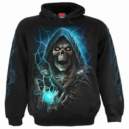 Spiral Direct Unisex Adult Dead Metal Hoodie Hoodie with Cropped Fit Short Trendy