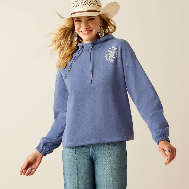 Women's Ariat Essential Hoodie #10055027 Hoodie with Rhinestones Sparkly Elegant