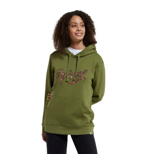 Animal Womens/Ladies Maya Graphic Print Organic Hoodie Hoodie with Batwing Sleeves Loose Dramatic
