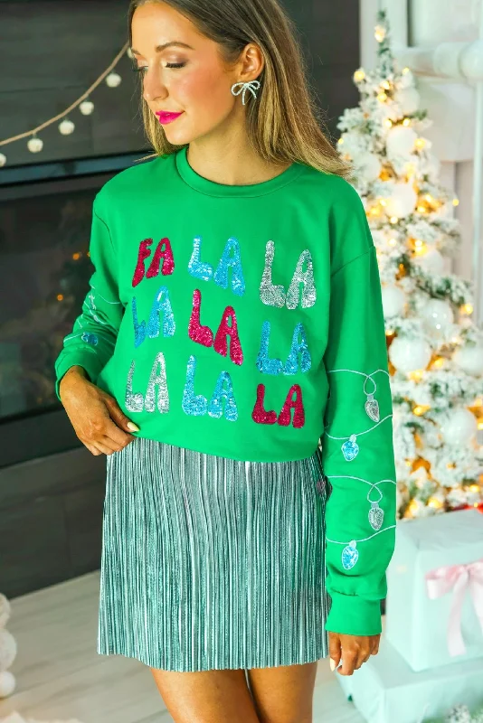 Fa La La Sequins Sweater Wool Sweater Cotton Sweater Cashmere Sweater