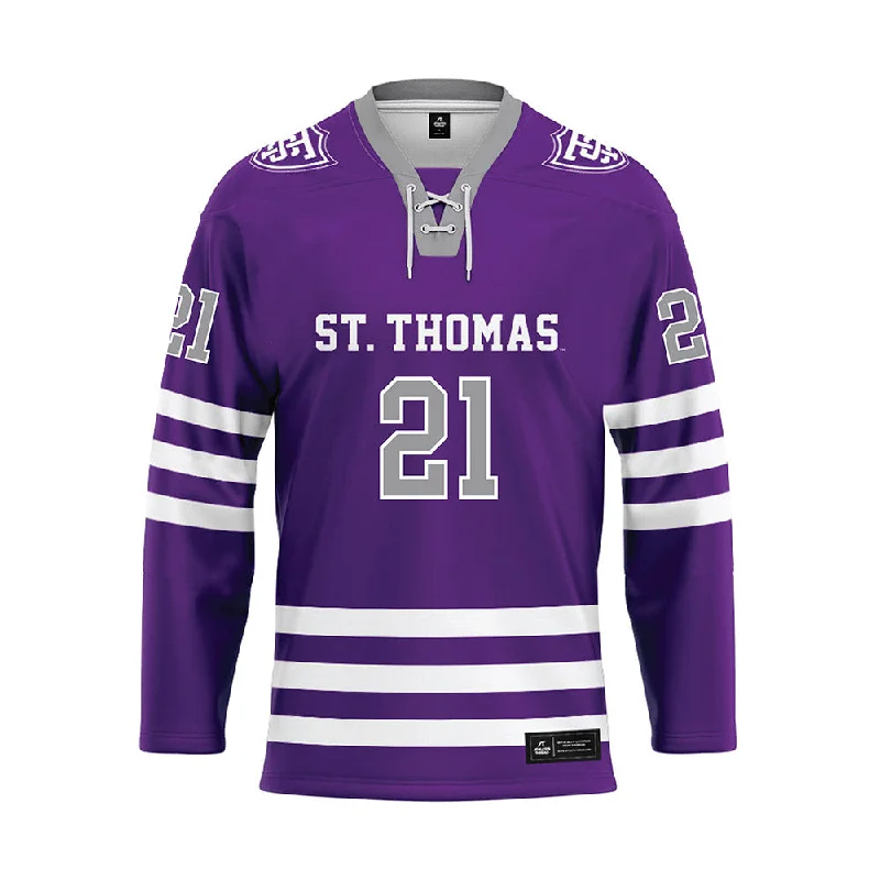 UST - NCAA Women's Ice Hockey : Alli Pahl - Hockey Jersey Burgundy Jersey Tee
