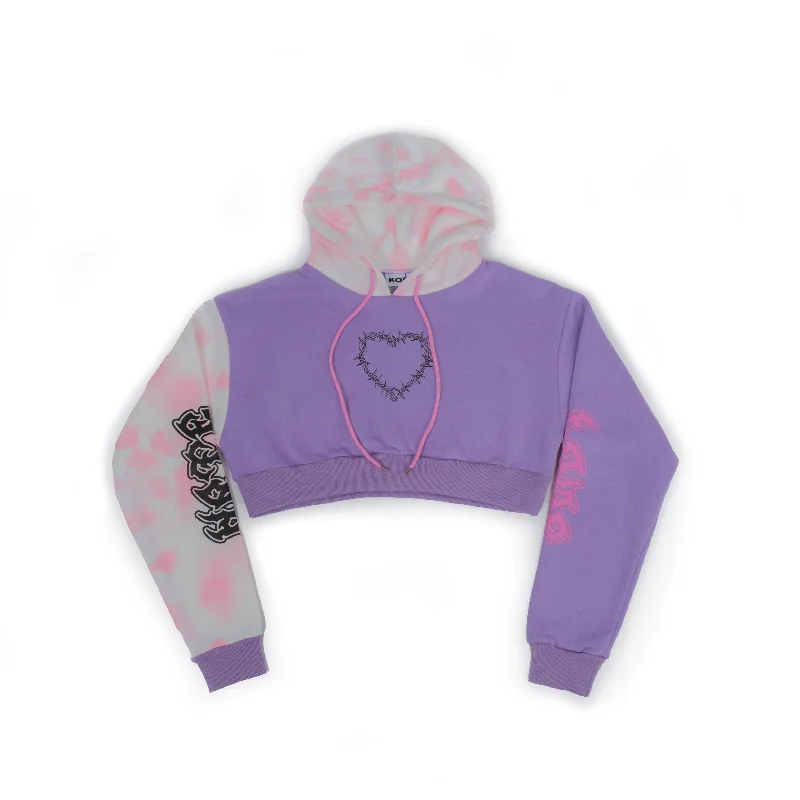 Yami Cropped Hoodie Hoodie with Hem Elastic Stretchable Comfortable