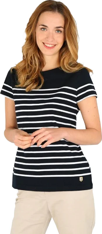 Etel Lightweight Breton Striped Cotton Jersey - Women's|-|Marinière en coton léger Etel - Femme Sustainable Jersey Tee