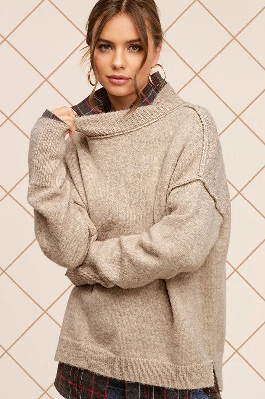 Hipster Sweater Layered Multi-layer Single Layer