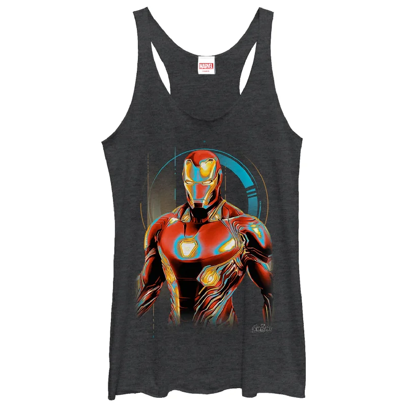 Women's Marvel Avengers: Infinity War Iron Man Future Racerback Tank Top print tank top