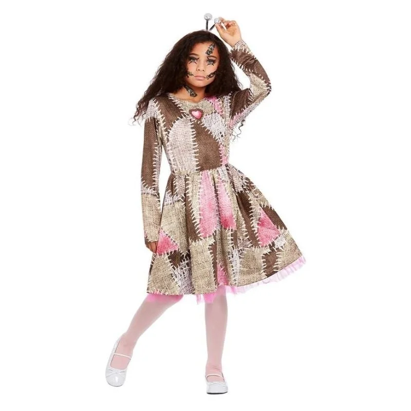 Voodoo Doll Costume Girls Brown Dress Tunics Cozy comfortable