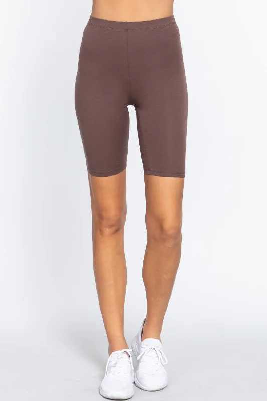 Cotton Jersey Short Leggings Sky Blue Jersey Tee