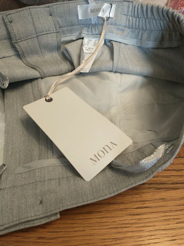 Mona Grey Part Elasticated Trousers. Ladies Size 18S. Dress Trousers. New Ref... Trousers Running Lightweight