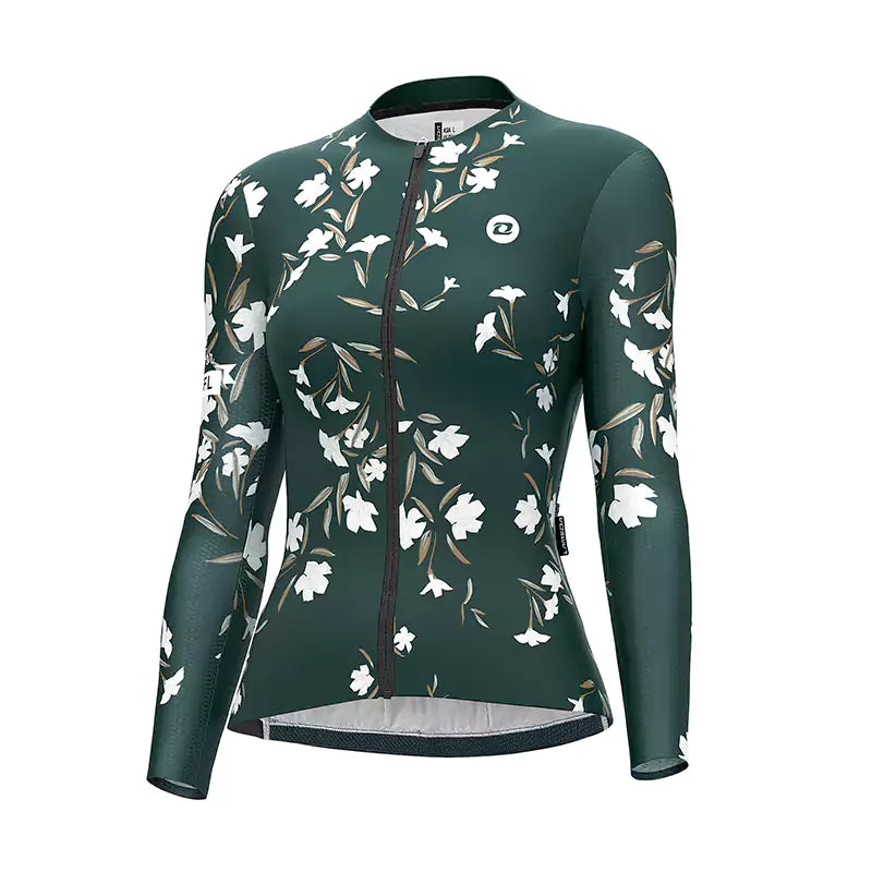 Spirited Women Long Sleeve Cycling Jersey Casual Jersey Blouse