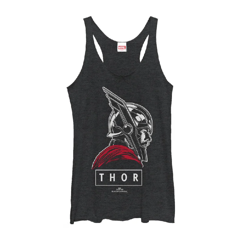 Women's Marvel Thor: Ragnarok Classic Profile Racerback Tank Top cute tank top