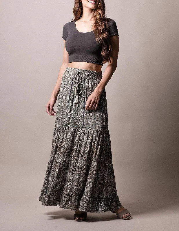 Wild Sage Maxi Skirt mini skirt trendy