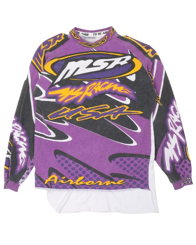MSR MS Racing Motocross Jersey Asymmetrical Jersey Blouse
