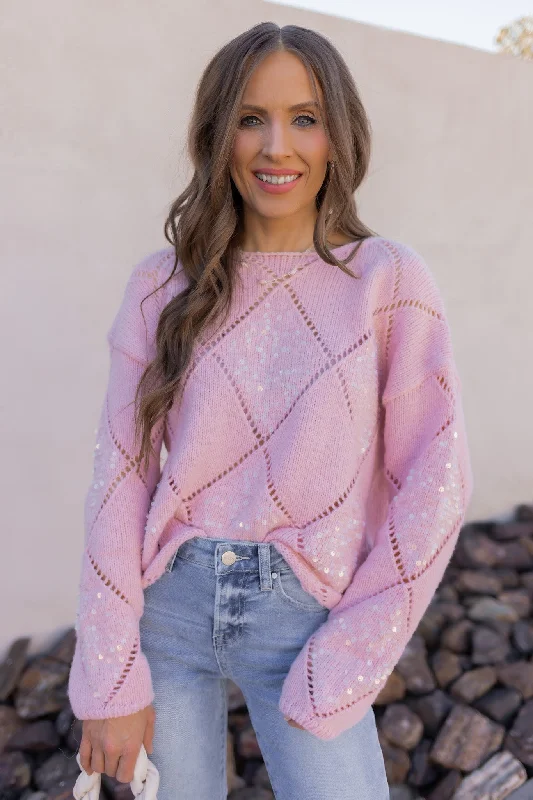 Candlelight Kiss Sequin Sweater Lightweight Heavyweight Midweight