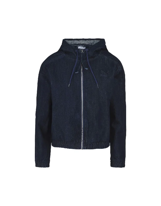 Denim jacket Hooded Jacket Caped Jacket Shawl Collar Jacket