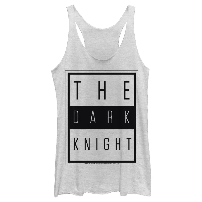 Women's Batman Dark Night Frame Racerback Tank Top lime green tank