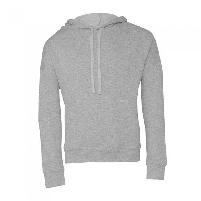 Bella + Canvas Unisex Adult Fleece Hoodie Hoodie with Elastic Waist Stretchable Comfortable