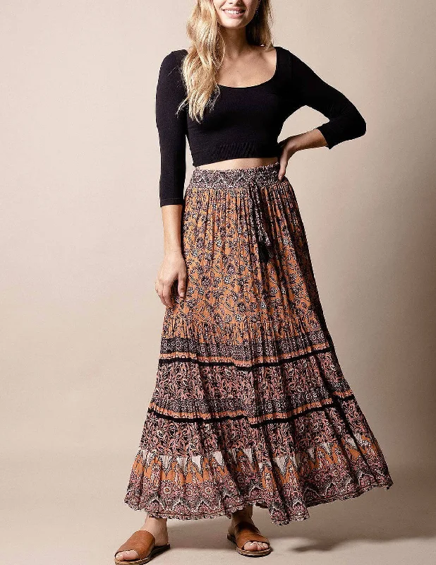 Alaina Maxi Skirt low waist skirt