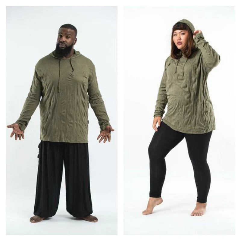 Plus Size Sure Design Unisex Blank Hoodie Green Hoodie with Strings Custom Fit Adjustable