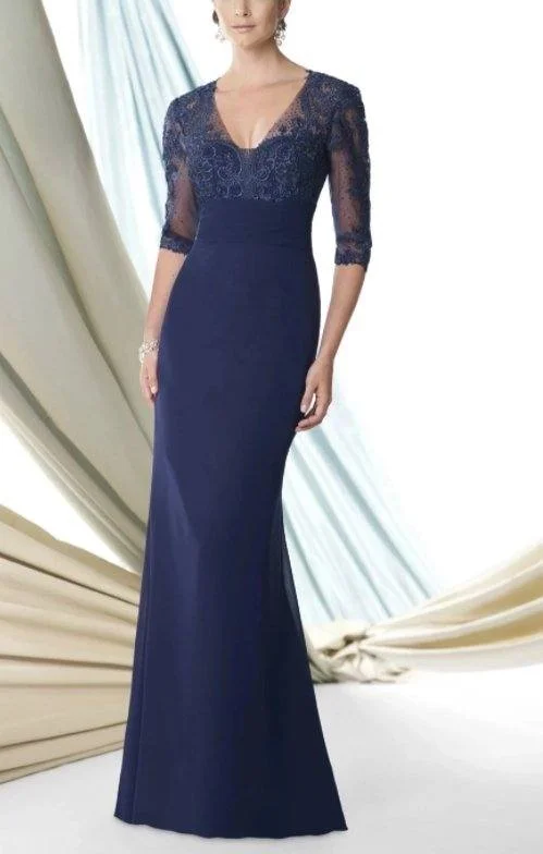 Blue Mother Of The Bride Dresses Mermaid V-neck Half Sleeves Chiffon Appliques Beaded Long Groom Mother Dresses Wedding Blue Mother Of The Bride Dresses Mermaid V-neck Half Sleeves Chiffon Appliques Beaded Long Groom Mother Dresses Wedding
