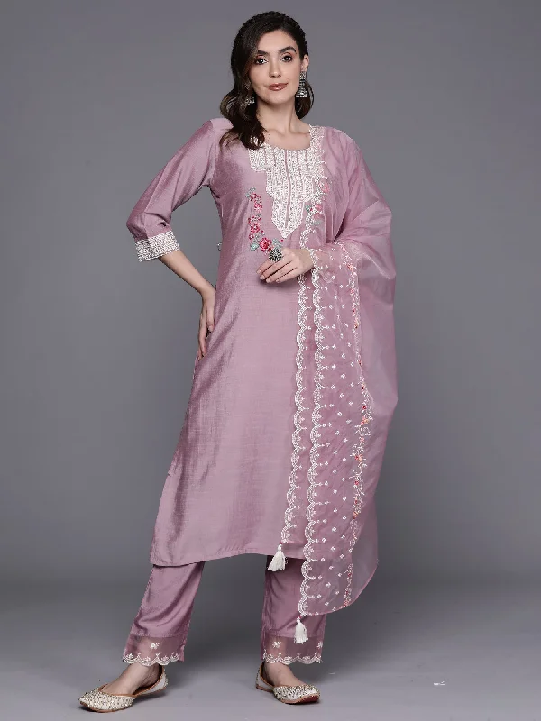 Women's Kurta With Trousers & Dupatta - Indo Era Trousers Corduroy Warm