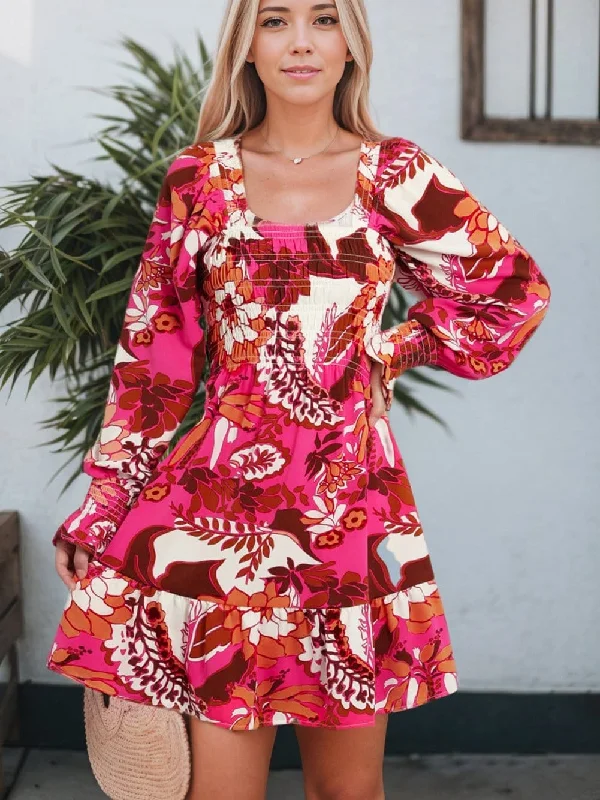 Casual Summer Dress with Floral Print