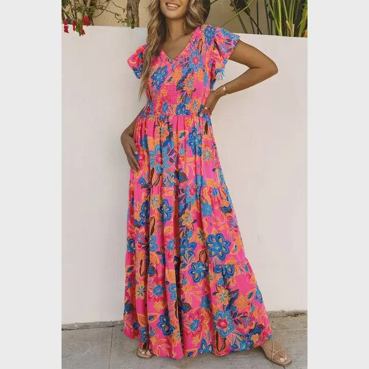 Fiesta Floral Dress