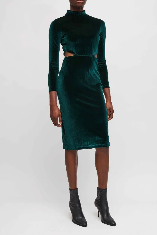 Sula Velvet Jersey Dress