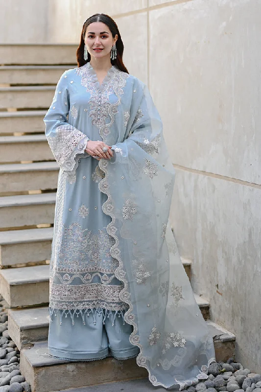 Elegant Pakistani Blue Dress in Kameez Trouser Style Trousers Culottes Wide Leg