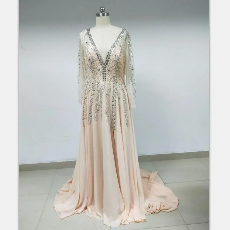 Discount Cheap Short in Size In Stock V Neck Long Sleeves Shinning Prom Dresses Online,DD004 Discount Cheap Short in Size In Stock V Neck Long Sleeves Shinning Prom Dresses Online,DD004