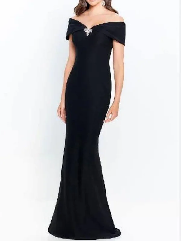 Mermaid / Trumpet Mother of the Bride Dress Elegant Off Shoulder Sweep / Brush Train Stretch Fabric Short Sleeve with Ruching Mermaid / Trumpet Mother of the Bride Dress Elegant Off Shoulder Sweep / Brush Train Stretch Fabric Short Sleeve with Ruching