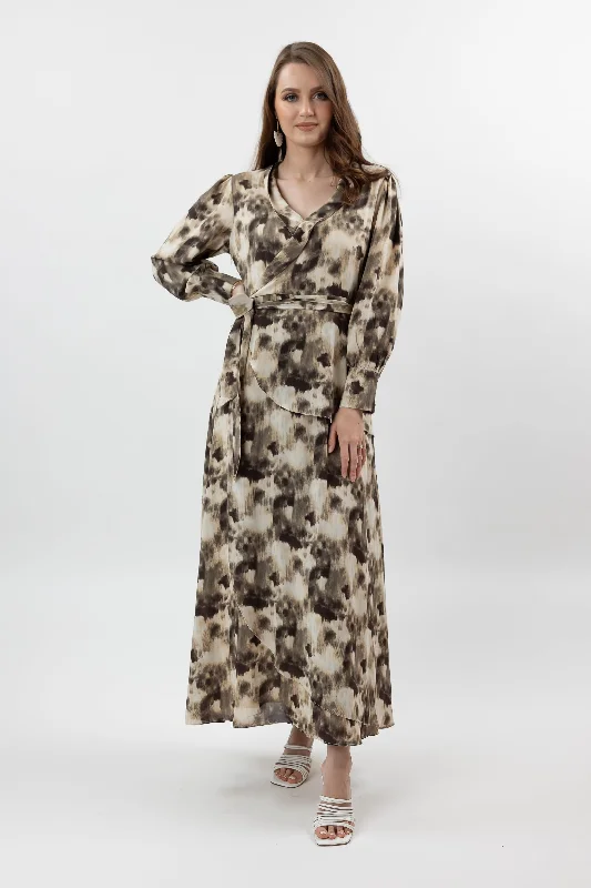 Brown Print