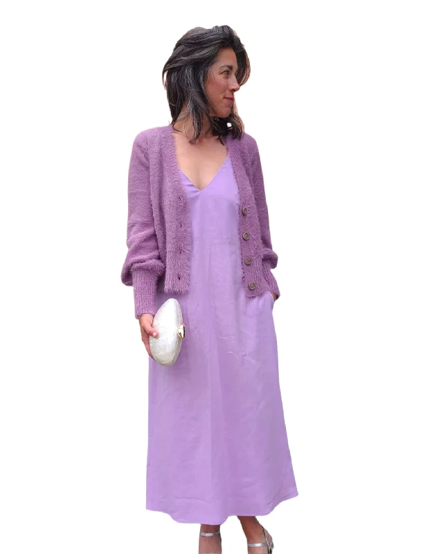 NP5185 Lavender Slip Dress