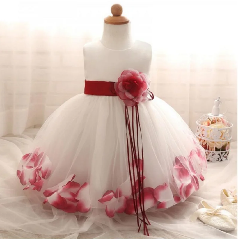Beautiful Handmade Lovely Flower Girl Dresses, Wedding Cheap Little Girl Dresses with Flowers, FGS021 Beautiful Handmade Lovely Flower Girl Dresses, Wedding Cheap Little Girl Dresses with Flowers, FGS021