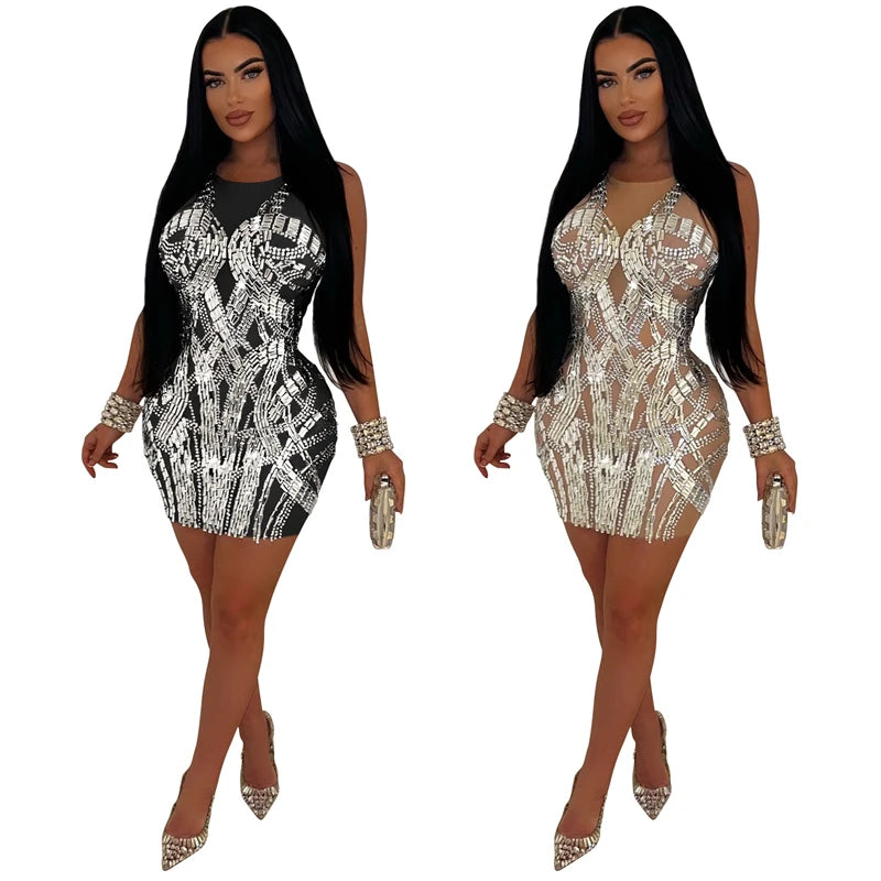 2024 luxury african women elegant heavy bead crystal rhinestone sleeveless sexy black mini evening gown dress for women 2024 2024 luxury african women elegant heavy bead crystal rhinestone sleeveless sexy black mini evening gown dress for women 2024