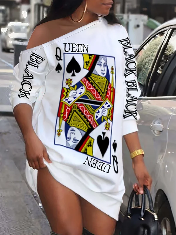 Comfortable Queen of Spades Dress