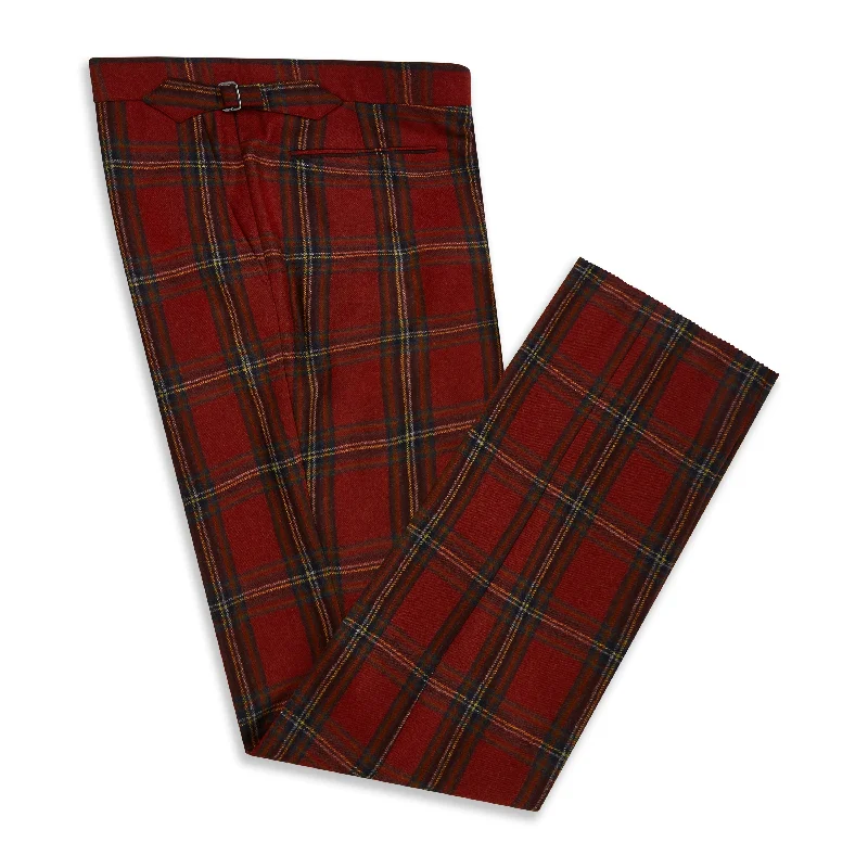 Barney Red Tartan Check Trousers Trousers Review Highly