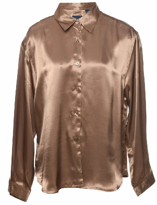Brown Shirt - L Anti-Shrink Durable Soft