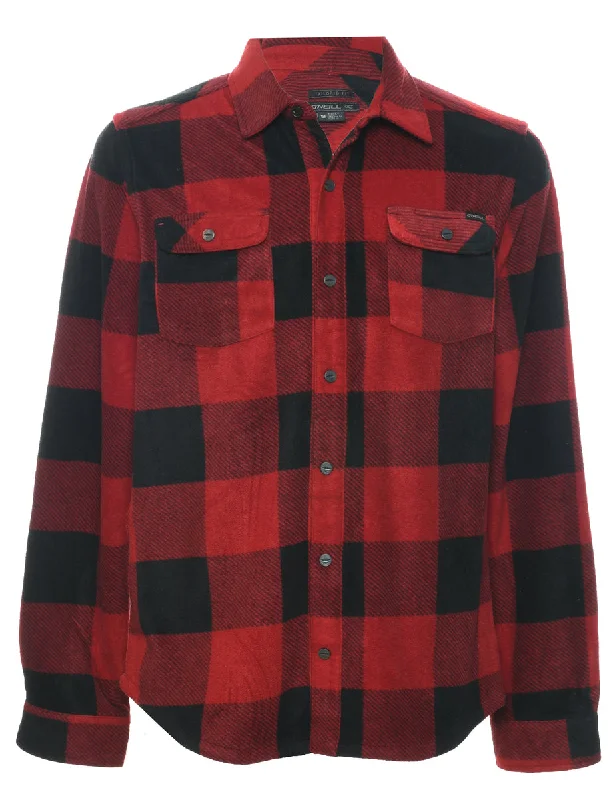 Buffalo Check Checked Shirt - M Cozy Warm Stylish