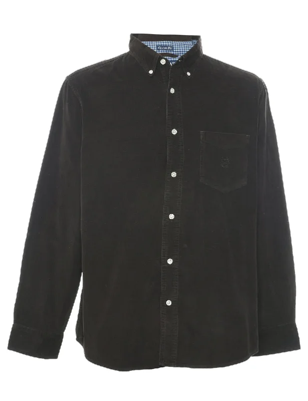 Chaps Corduroy Shirt - L Zippered Front Buttoned Front Snap Front