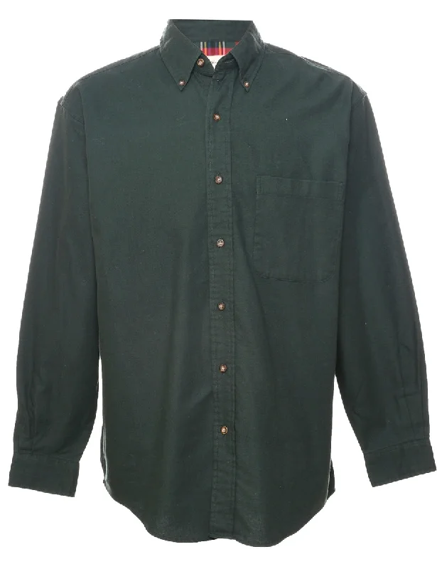 Eddie Bauer Flannel Shirt - L Fleece Fabric Down Fabric Feather Fabric