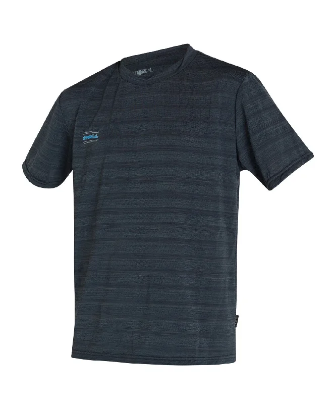 Kid's 24/7 Tech Short Sleeve Surf Tee - Graphite Print Jacquard Patchwork
