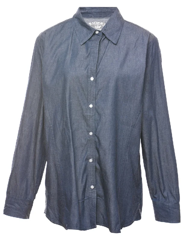 Lee Denim Shirt - L Oversized T-Shirt Spandex breathable