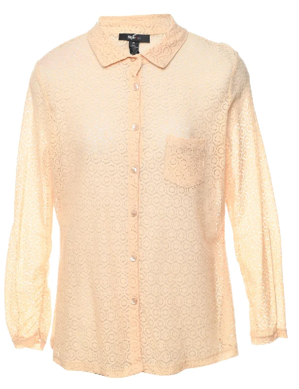 Light Brown Shirt - M Cozy Warm Stylish