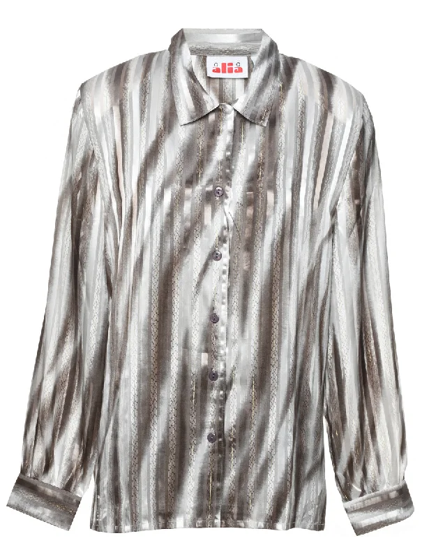 Multi-colour Shirt - XL Terry Blend Velvet Blend Canvas Blend